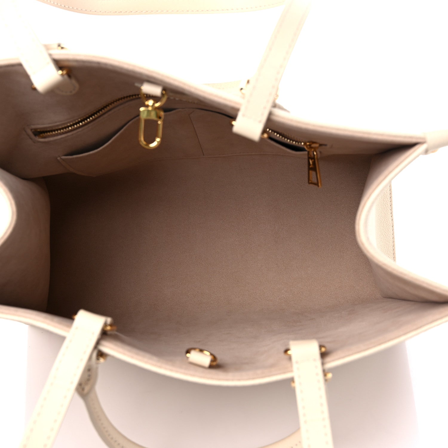Louis Vuitton Empreinte Monogram Giant Onthego MM Creme Rose Trianon 5 of 8