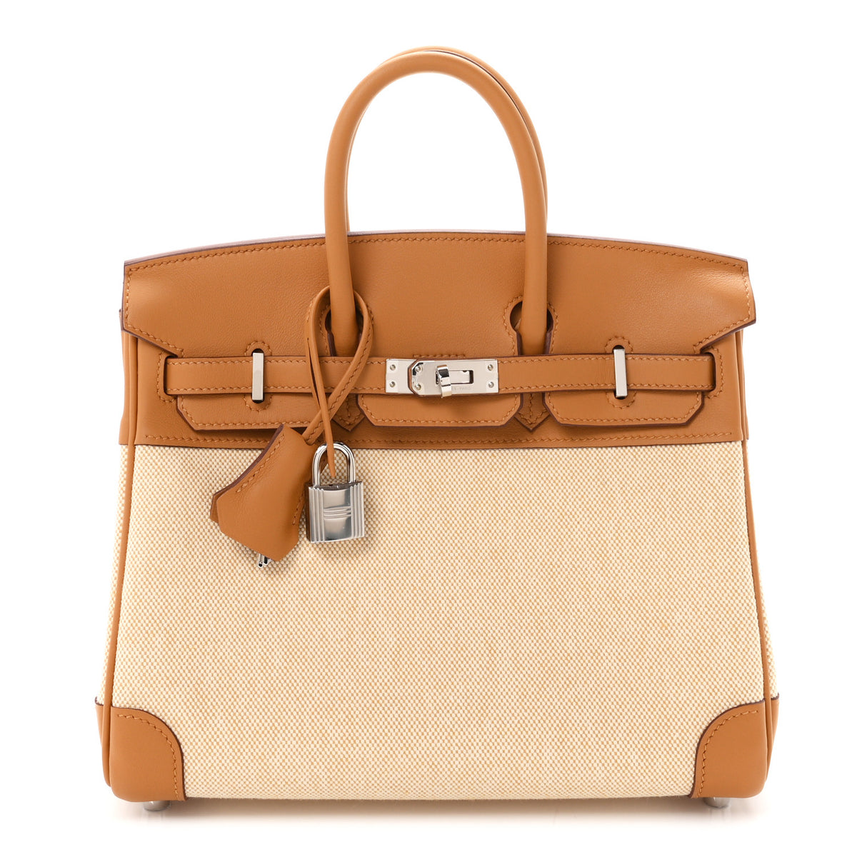 Toile H Swift Birkin 25 Sesame