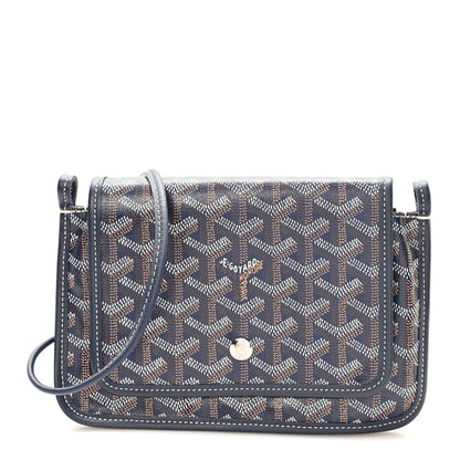 Goyard Goyardine Plumet Wallet Clutch Navy 1 of 8