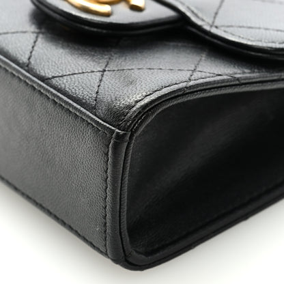 Chanel Goatskin Chic Pearls Clutch On Chain Black 9 of 9