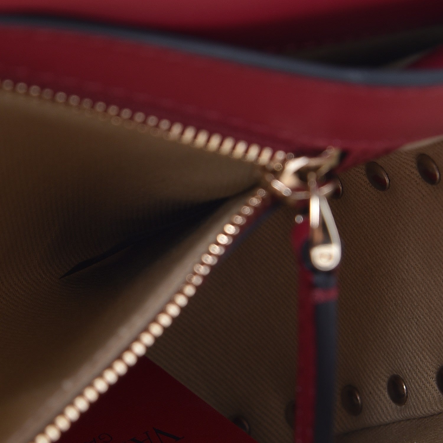 Valentino Garavani Vitello Medium Rockstud Flap Saddle Bag Scarlet 7 of 8