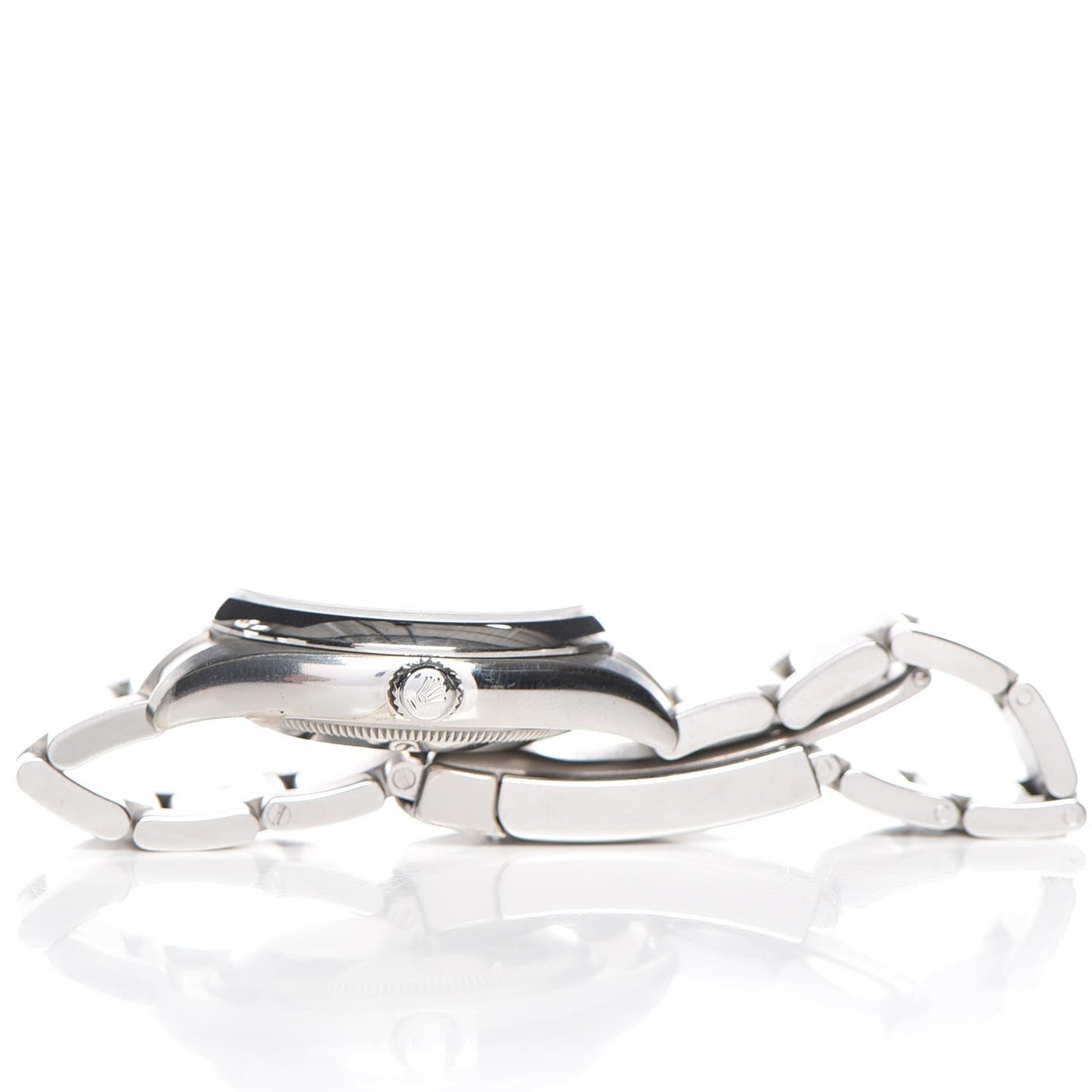 Stainless Steel 34mm Oyster Perpetual Air-King Watch Silver 114200