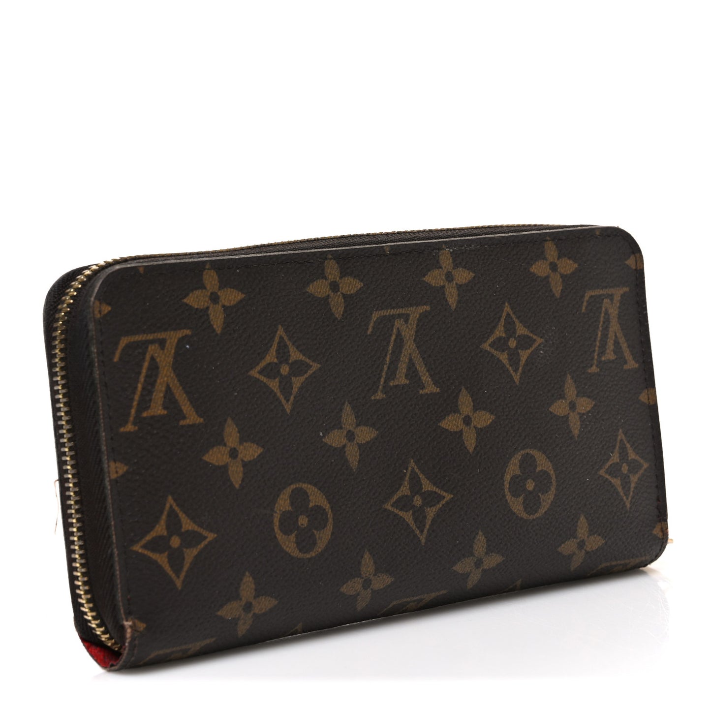 Monogram Zippy Wallet Coquelicot
