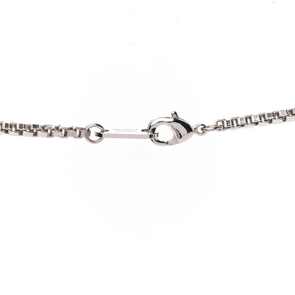 Louis Vuitton LV Whistle Chain Pendant Necklace Silver 6 of 8