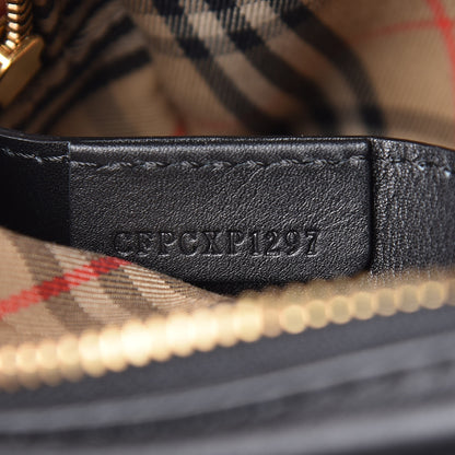 Burberry Smooth Calfskin 1983 Knight Check Link Camera Bag Black 9 of 9