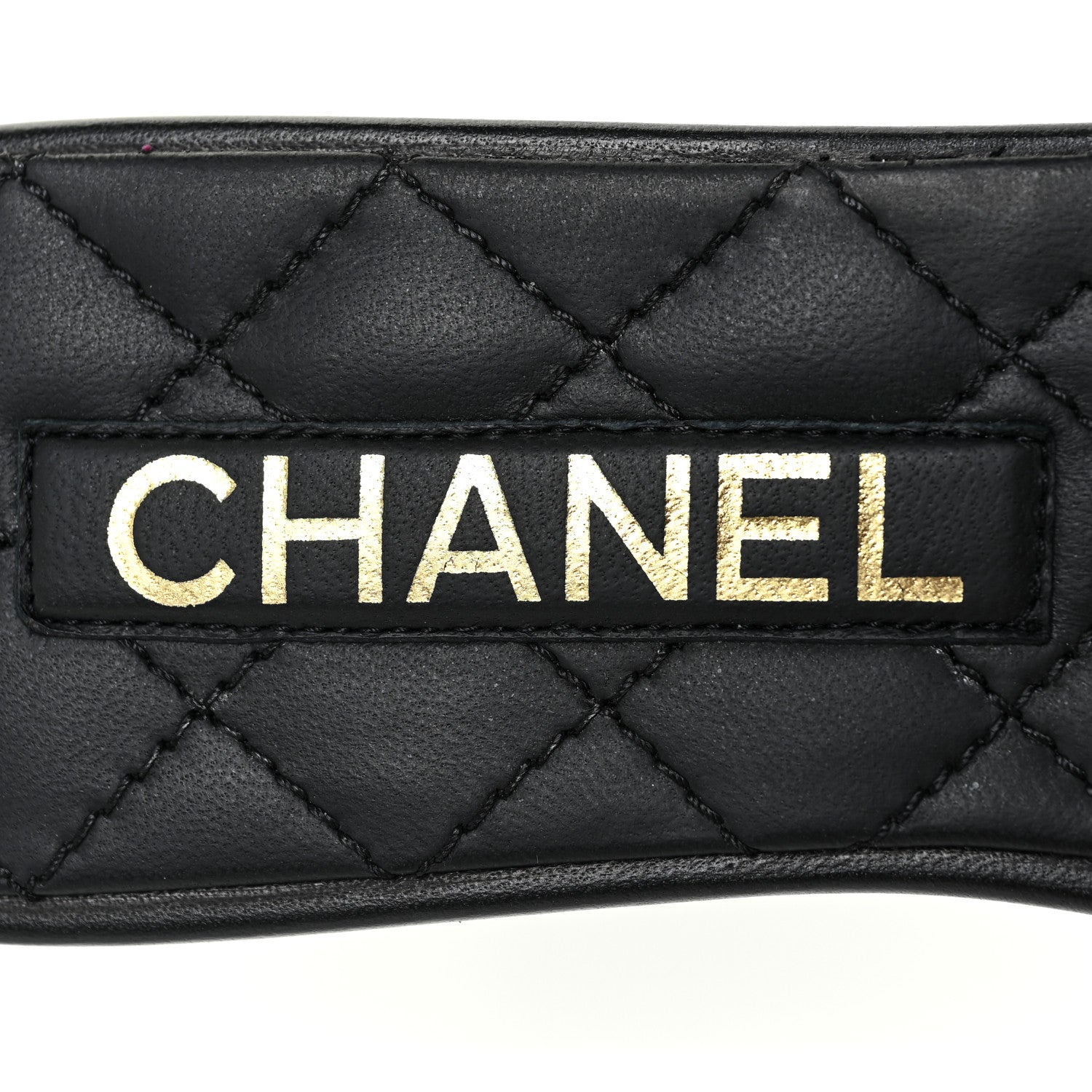 Chanel Lambskin Quilted CC Turnlock Sandals 36.5 Black 10 of 15