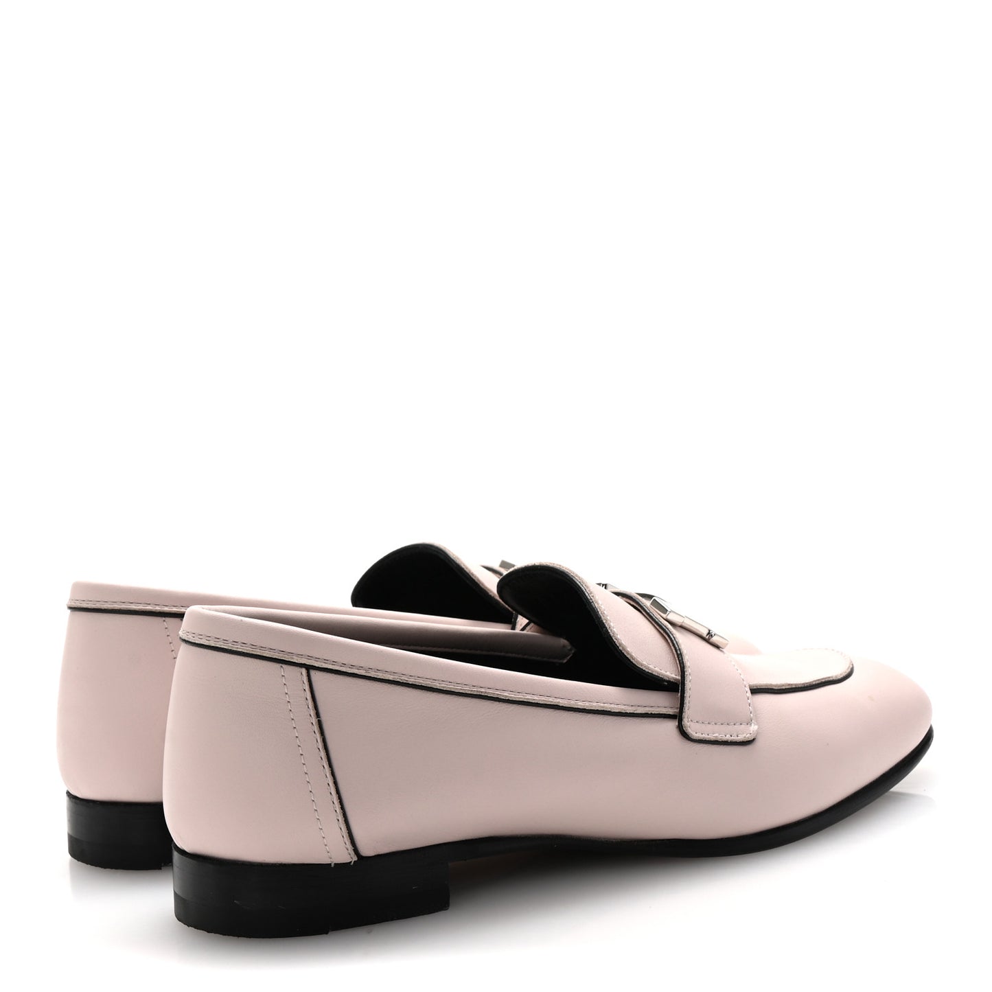Calfskin Womens Paris Loafers 36 Rose Petale