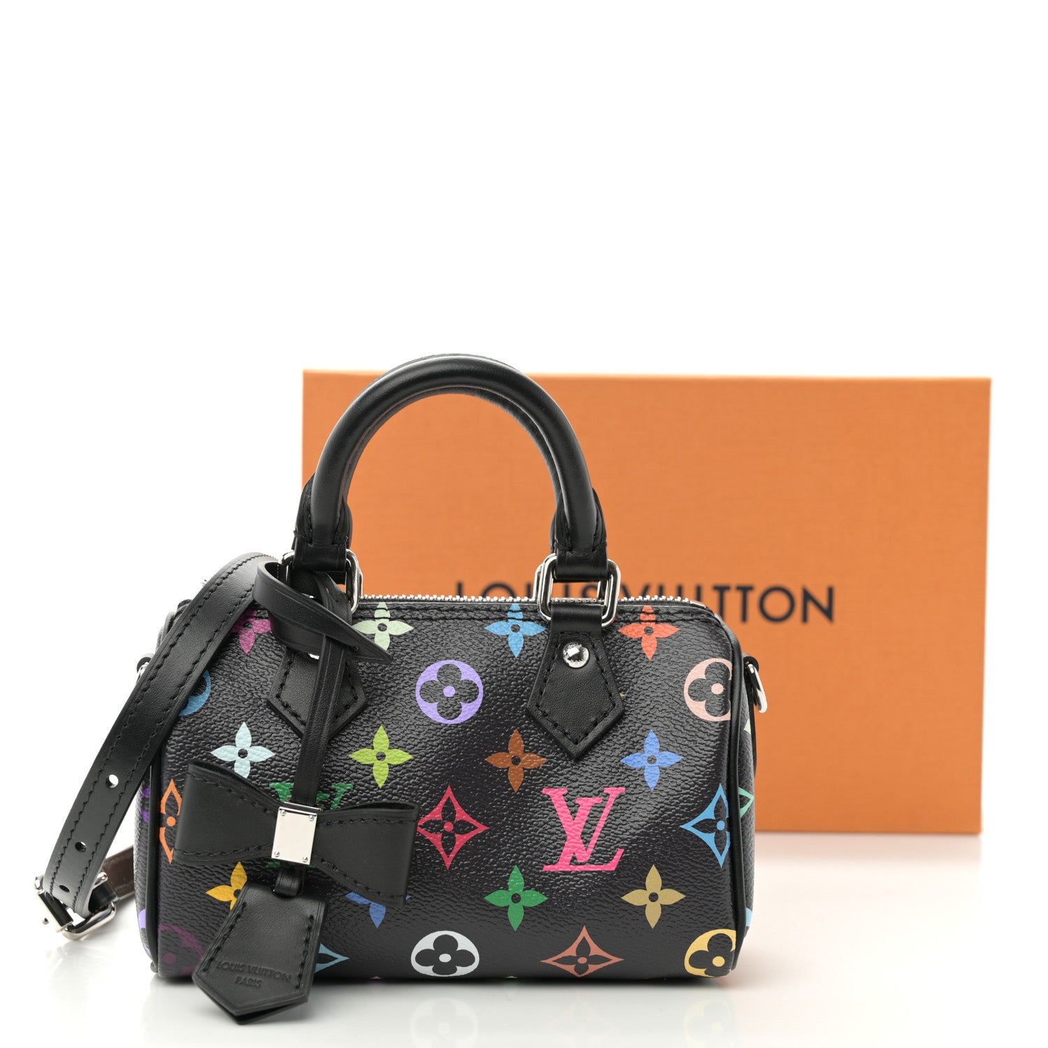 Louis Vuitton LV X TM Monogram Multicolor Nano Speedy Black 10 of 10