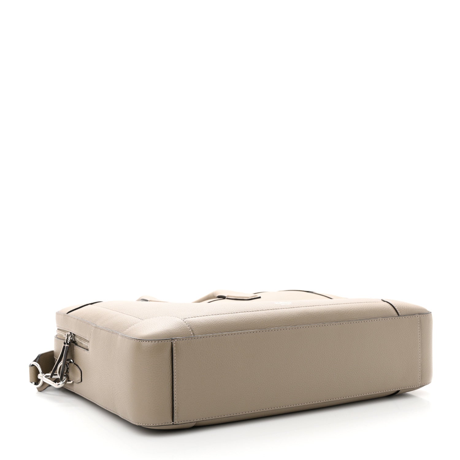Mulberry Small Classic Grain Calfskin Belgrave Double Document Holder Solid Grey 4 of 11