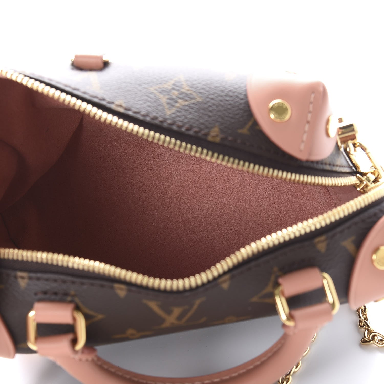 Louis Vuitton Monogram Petite Malle Souple Peach 4 of 10