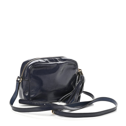Gucci Vernice Naplack Small Soho Disco Bag Uniform Blue 3 of 9