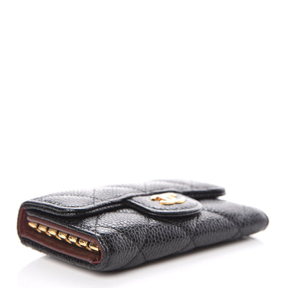 Chanel Caviar Quilted 6 Key Holder Black 4 of 9