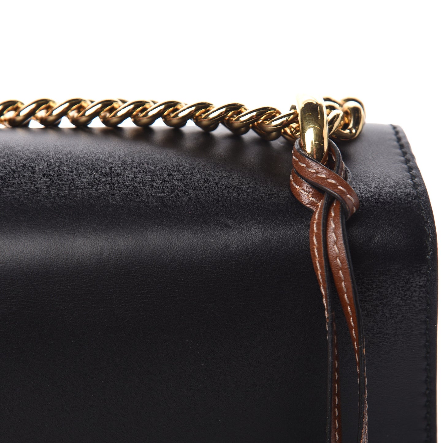 GG Supreme Monogram Calfskin Medium Padlock Shoulder Bag Beige Black Cuir