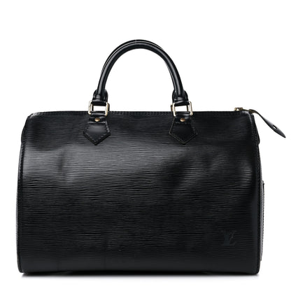 Louis Vuitton Epi Speedy 30 Black 1 of 19