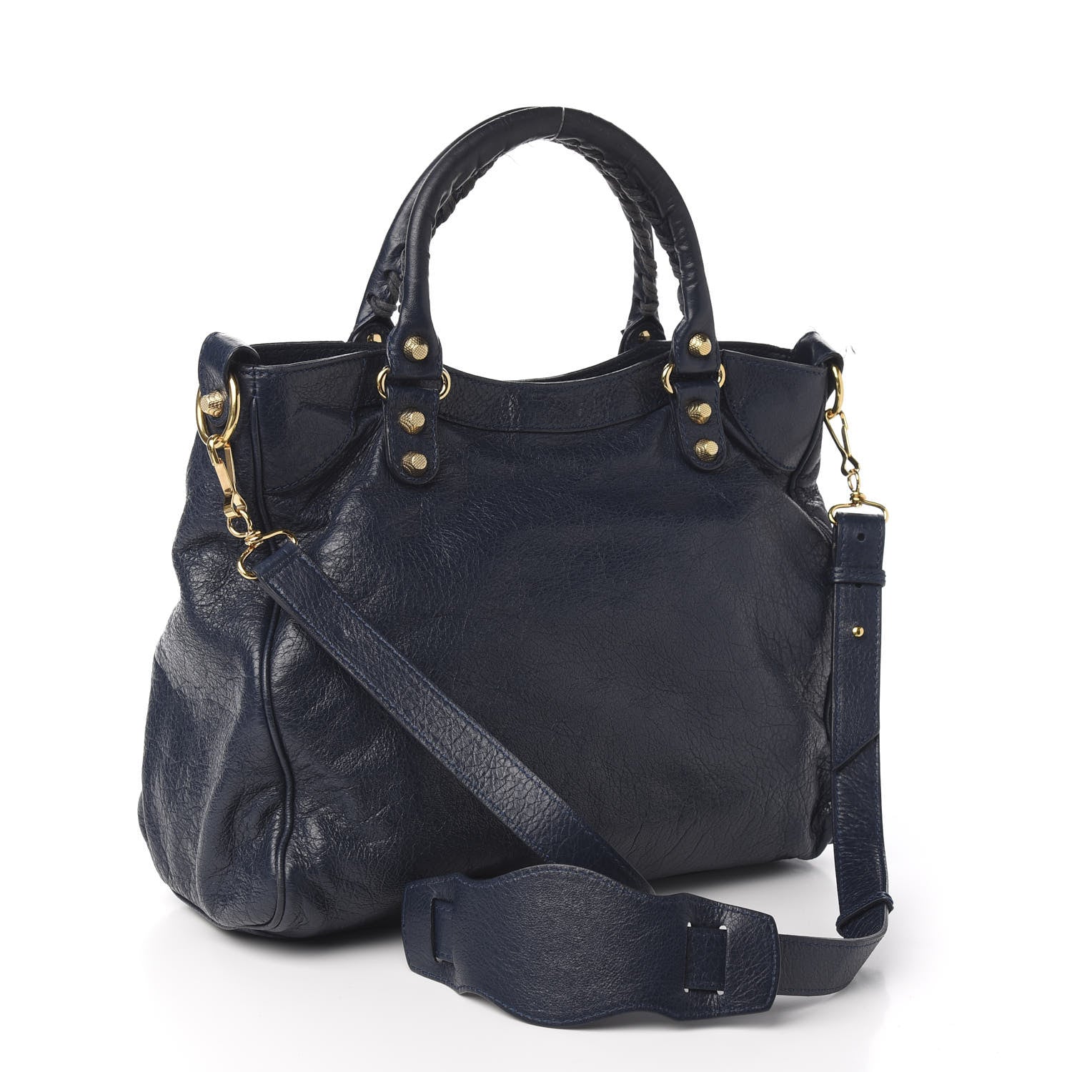 Balenciaga Agneau Giant 12 Gold Hardware Velo Bleu Obscur 2 of 14