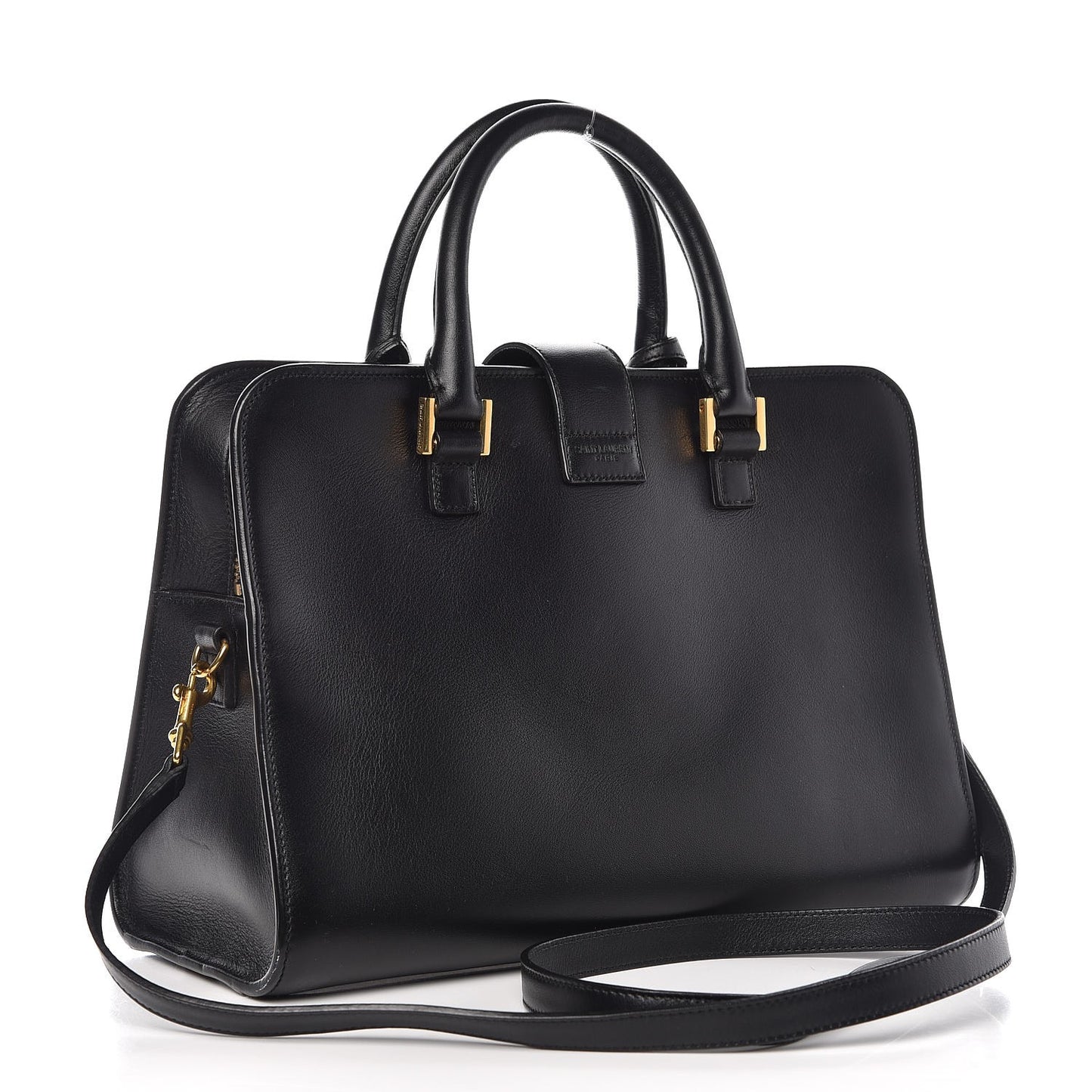 Smooth Calfskin Small Monogram Cabas Black
