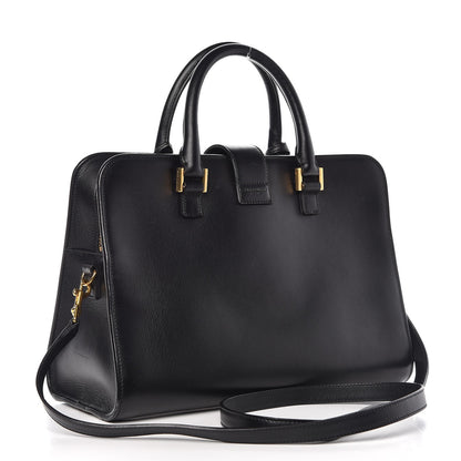 Saint Laurent Smooth Calfskin Small Monogram Cabas Black 4 of 10