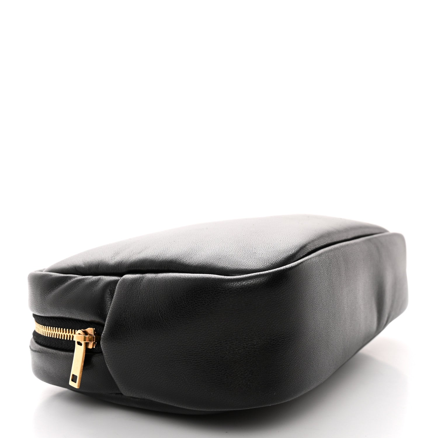 Saint Laurent Lambskin Calypso Cosmetic Case Black 4 of 10