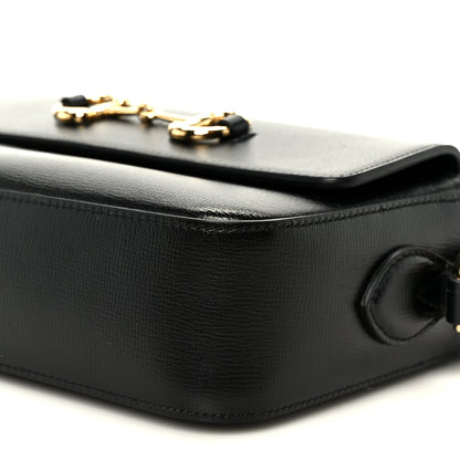 Gucci Textured Calfskin Small Horsebit 1955 Shoulder Bag Black 11 of 13