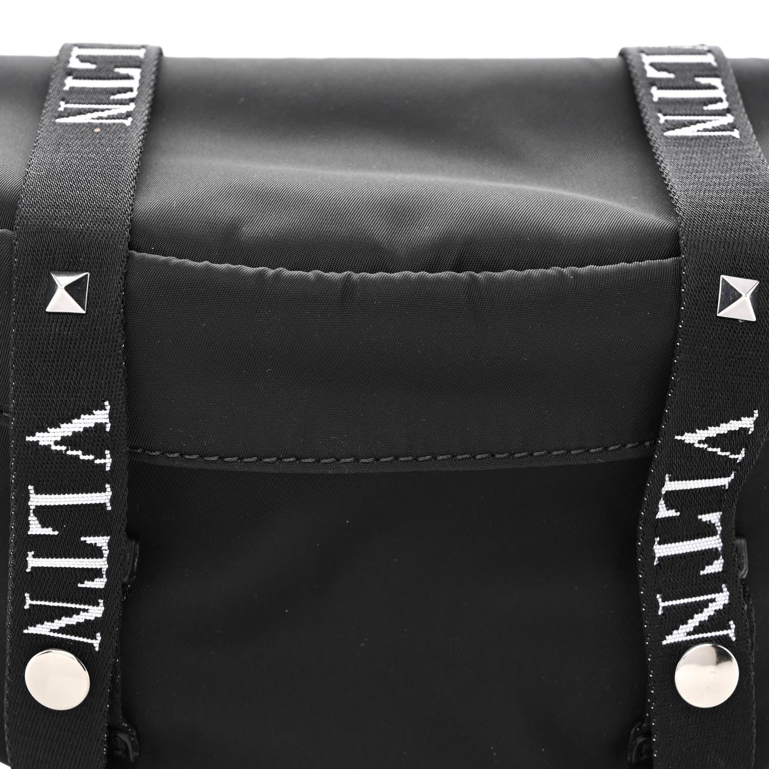 Valentino Garavani Nylon Ribbon VLTN Belt Bag Black 7 of 9