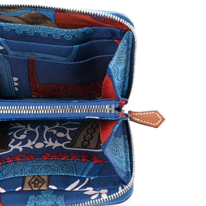 Hermes Epsom Silk'in Coin Purse Mykonos 5 of 6