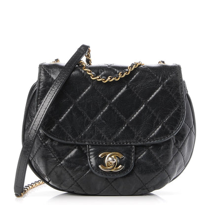 Chanel Aged Calfskin Small Bubble CC Flap Black 1 of 9