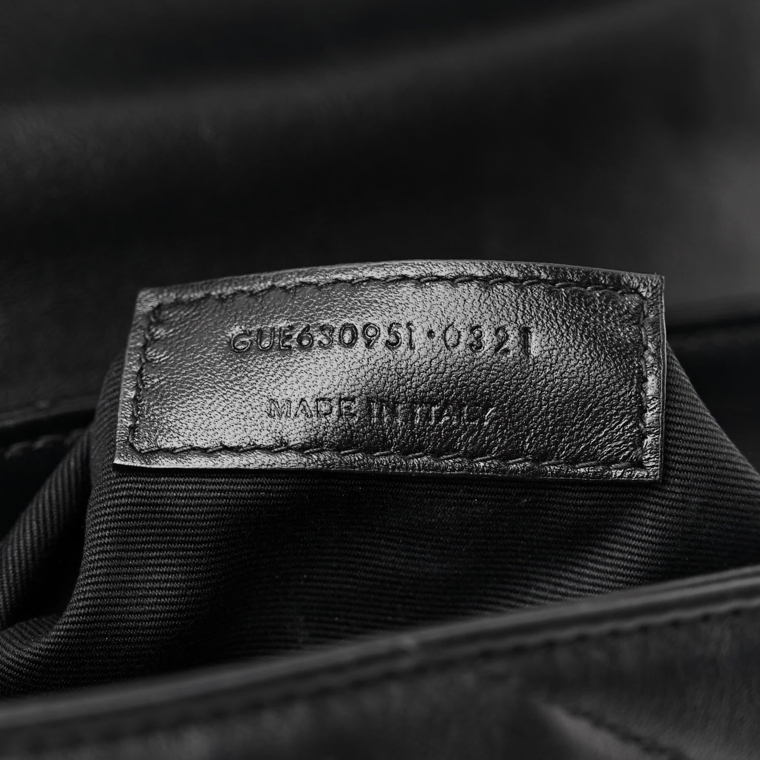 Saint Laurent SAINT LAURENT Calfskin Y Quilted Monogram Monochrome Toy Loulou Crossbody Bag Black 8 of 11