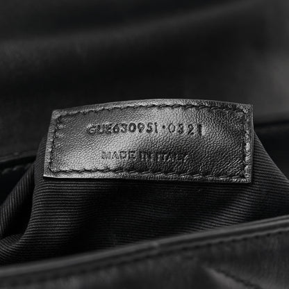 Saint Laurent SAINT LAURENT Calfskin Y Quilted Monogram Monochrome Toy Loulou Crossbody Bag Black 8 of 11