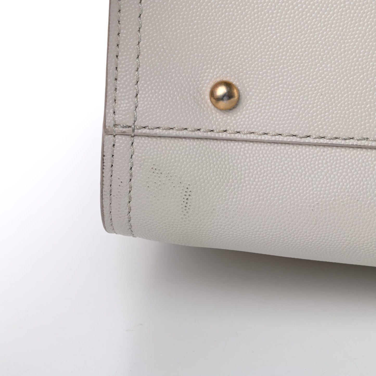 Caviar Medium Studded Deauville Tote Beige