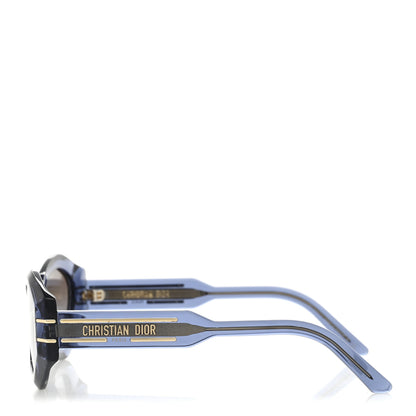 Christian Dior Acetate DiorSignature B1U Butterfly Sunglasses Blue 3 of 7