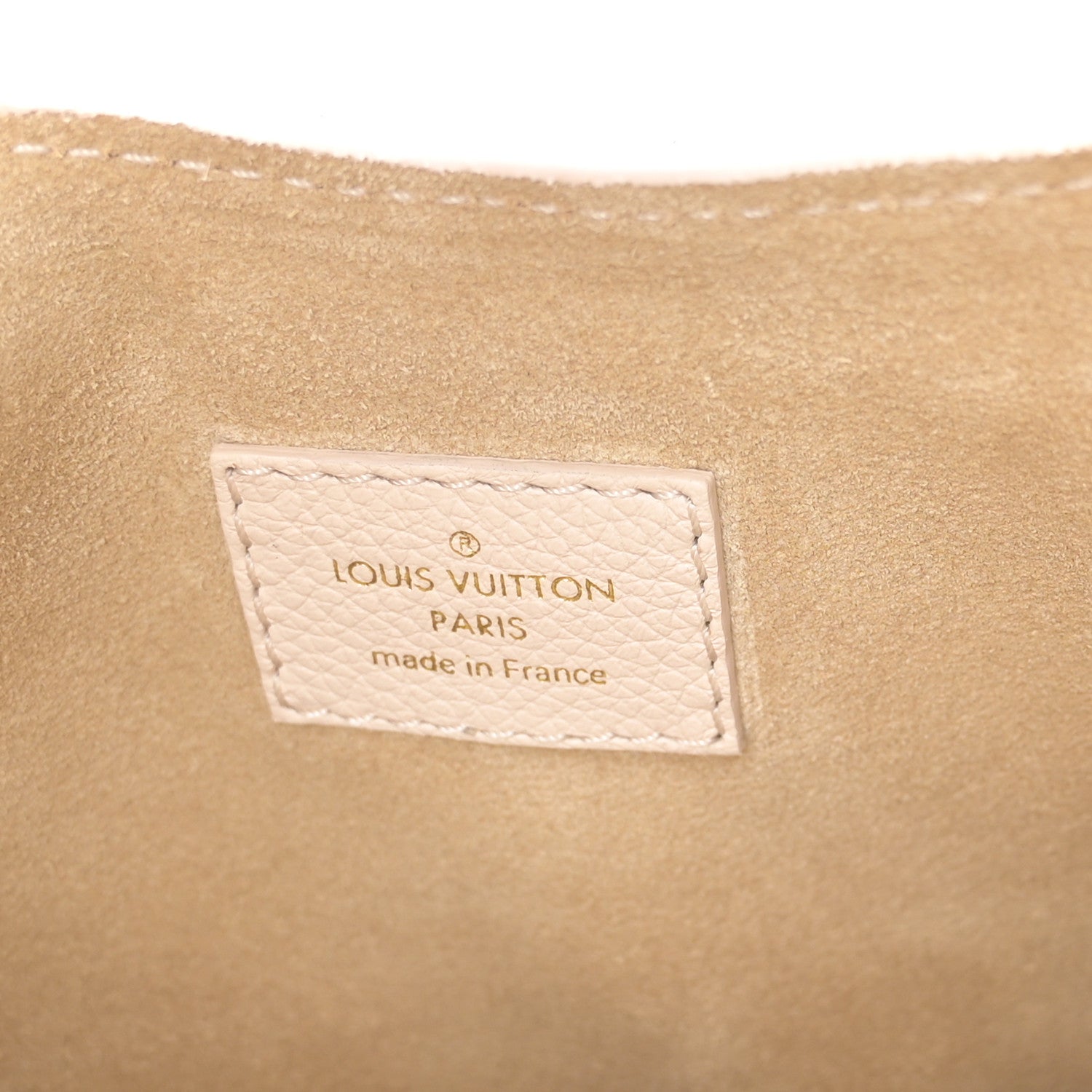 Louis Vuitton Grained Calfskin Low Key Shoulder Bag Limestone Gray 6 of 10