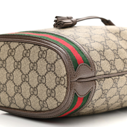 Gucci GG Supreme Monogram Web Small Ophidia Bucket Bag Brown 11 of 11
