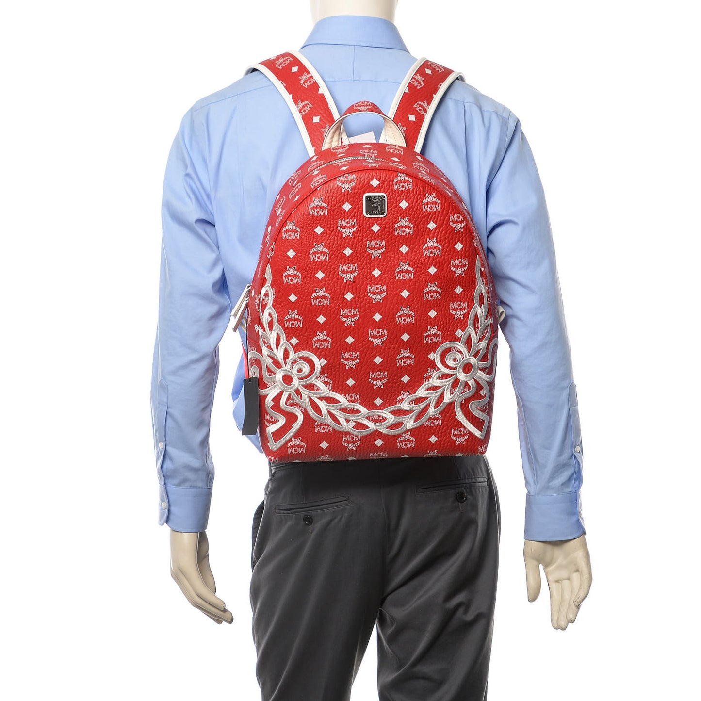 Visetos Medium Stark Dietrich Laurel Backpack Red