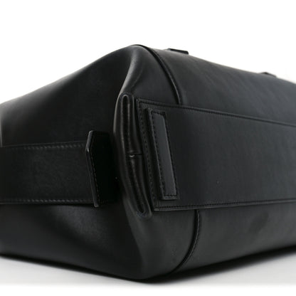 Givenchy Smooth Calfskin Medium Antigona Soft Lock Duffle Bag Black 7 of 8