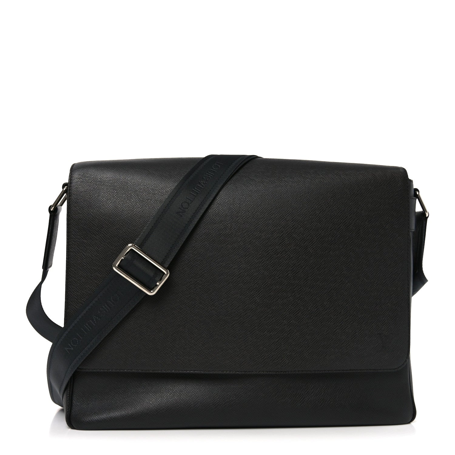 Louis Vuitton Roman MM Taiga ショルダーバッグ Louis Vuitton Taiga Roman MM Messenger Black 1874635 – FASHIONPHILE