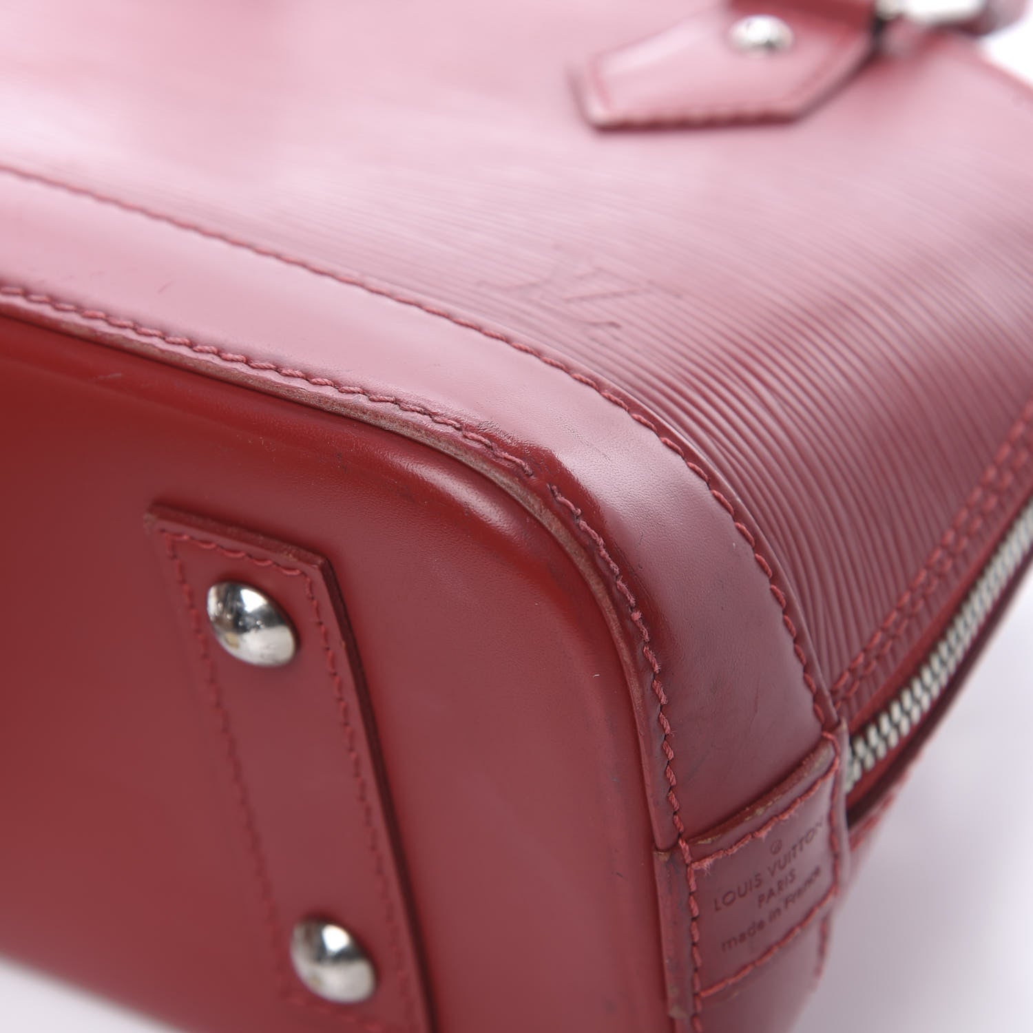 Louis Vuitton Epi Alma BB Carmine 10 of 26