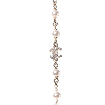 Chanel Pearl CC Coco Necklace Gold 4 of 5