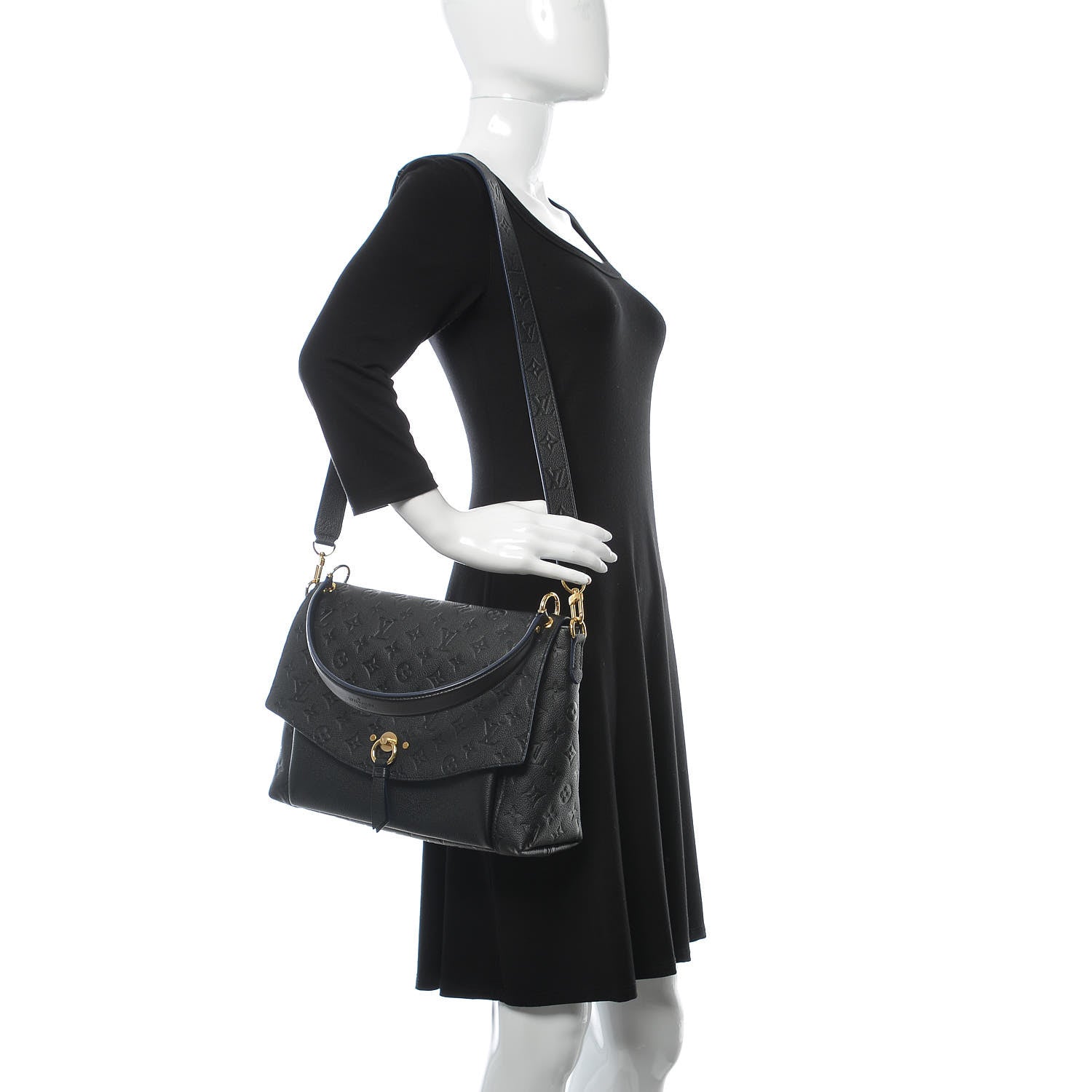 Louis Vuitton Empreinte Blanche MM Black 2 of 9