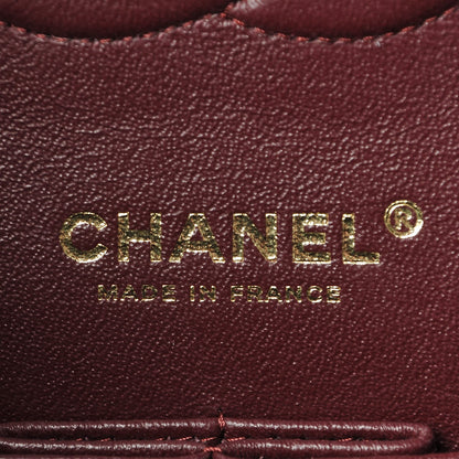 Chanel Lambskin Quilted Medium Double Flap Black 8 of 9