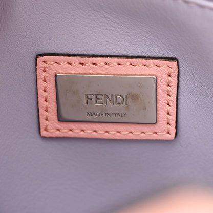 Fendi Vitello Dolce Century Petite 2Jours Tote Bubblegum Lilla Oliva 6 of 11
