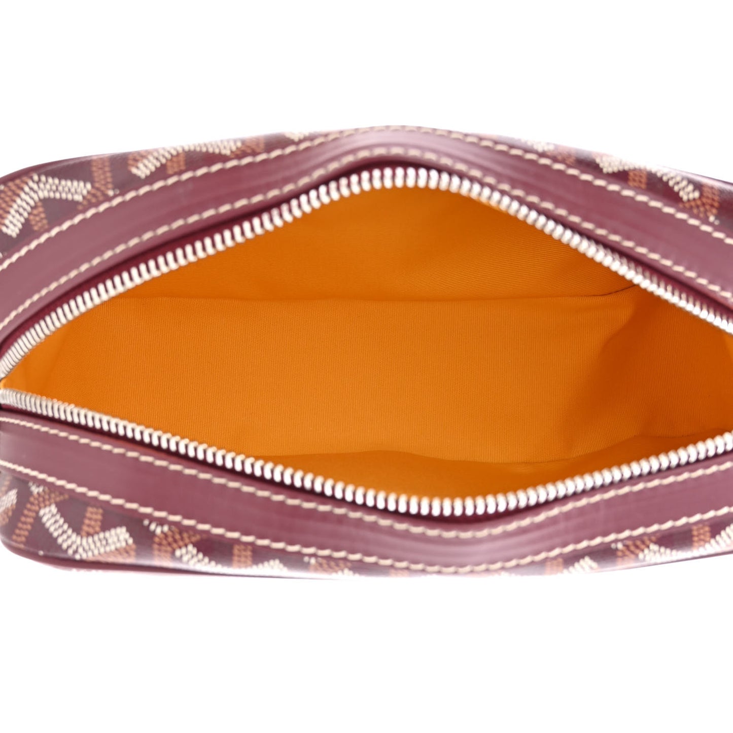 Goyardine Sac Cap Vert Burgundy