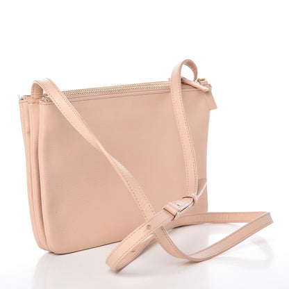 Celine Liege Calfskin Small Trio Crossbody Bag Blush 3 of 13