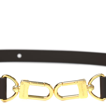 Louis Vuitton Calfskin Adjustable Speedy Bandouliere Shoulder Strap Brown 5 of 6