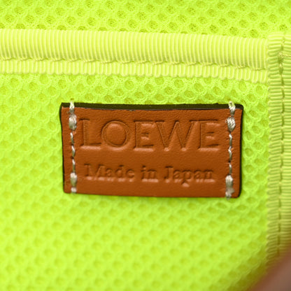 Loewe Canvas Calfskin Eye/LOEWE/Nature Messenger Bag Black Green 6 of 12