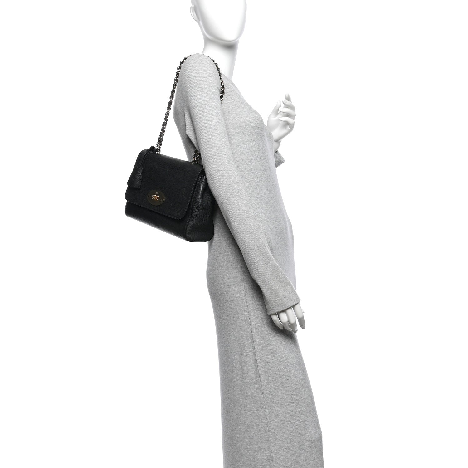 Mulberry Glossy Goat Medium Lily Black 2 of 10