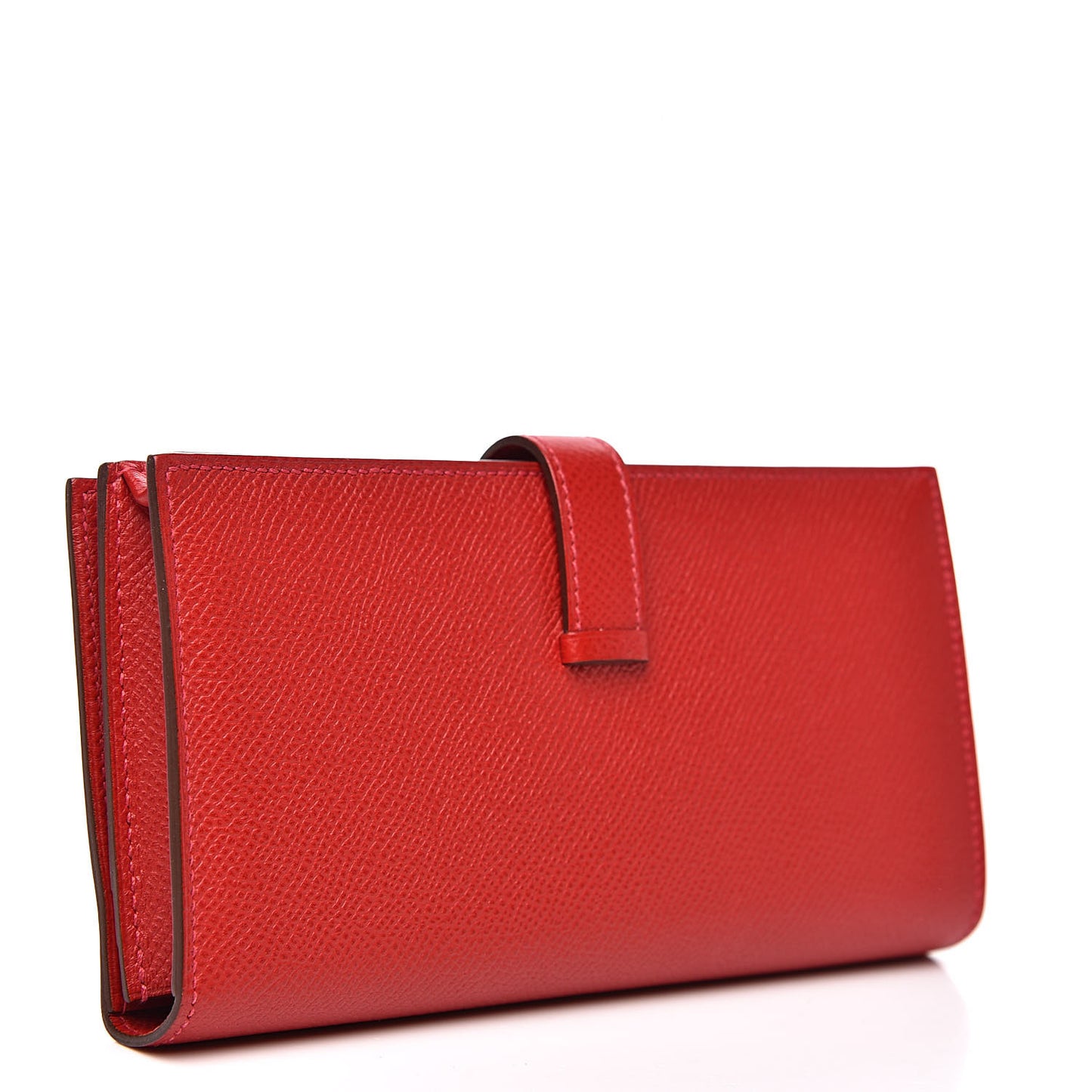 Epsom Bearn Gusset Wallet Rouge Casaque
