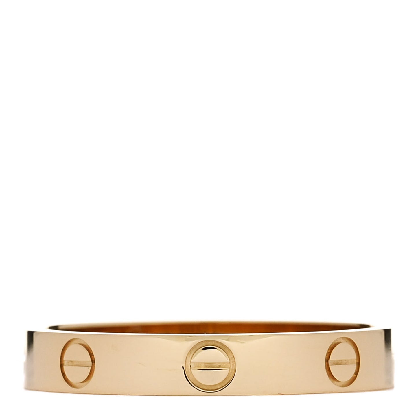18K Yellow Gold 3.5mm LOVE Wedding Band Ring 62 10