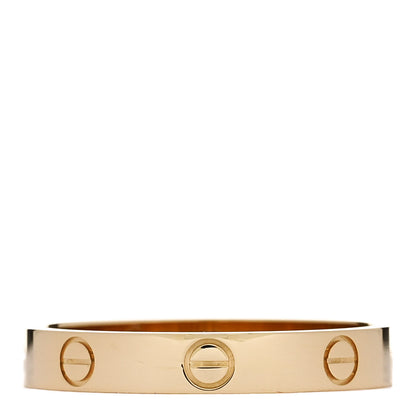 Cartier 18K Yellow Gold 3.5mm LOVE Wedding Band Ring 62 10 1 of 5