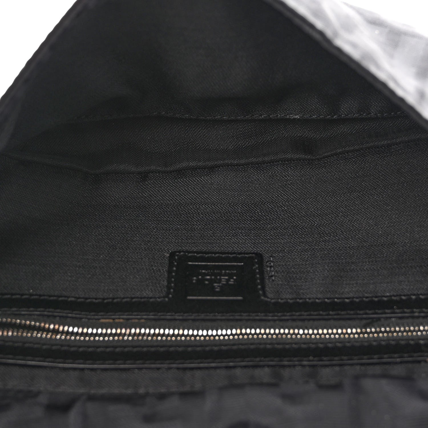 Fendi Nylon Zucca Baguette Black 5 of 9