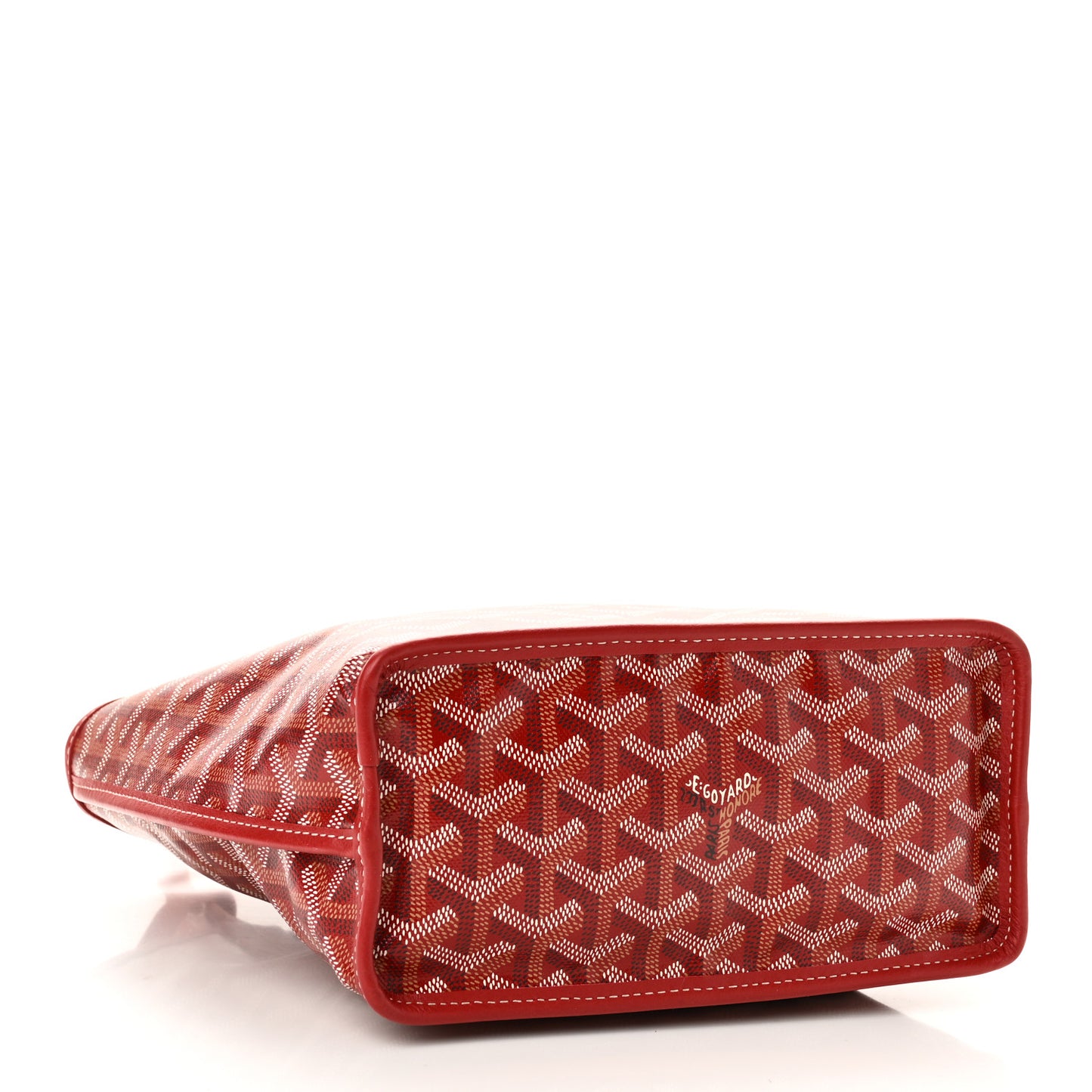 Goyardine Reversible Mini Anjou Red